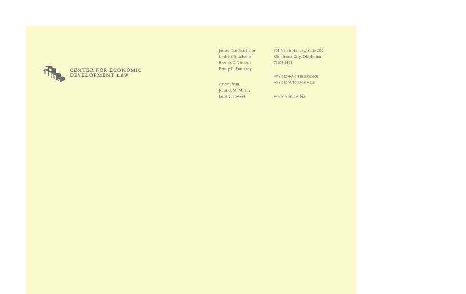 Center for Economic Development Law